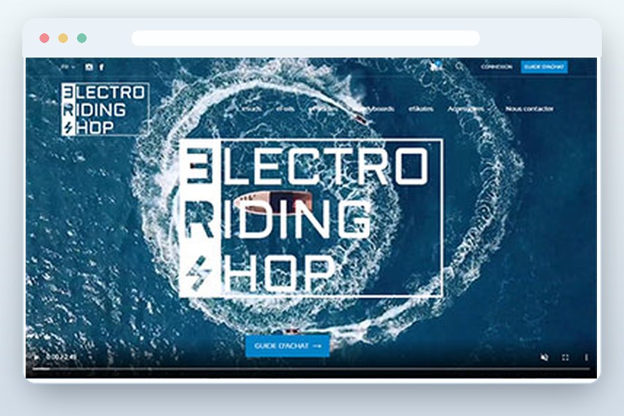 Electro Riding Shop — proyecto web Concepty