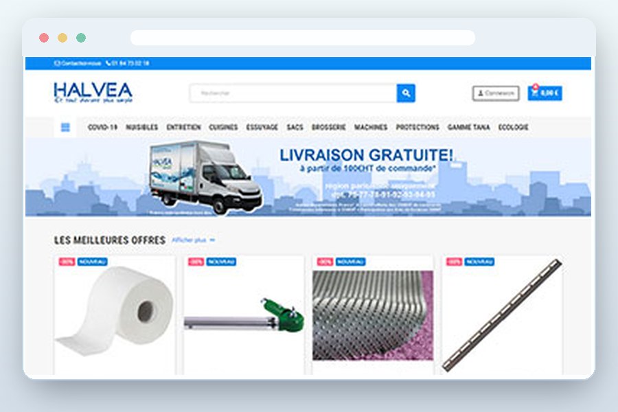 Halvea — proyecto web Concepty