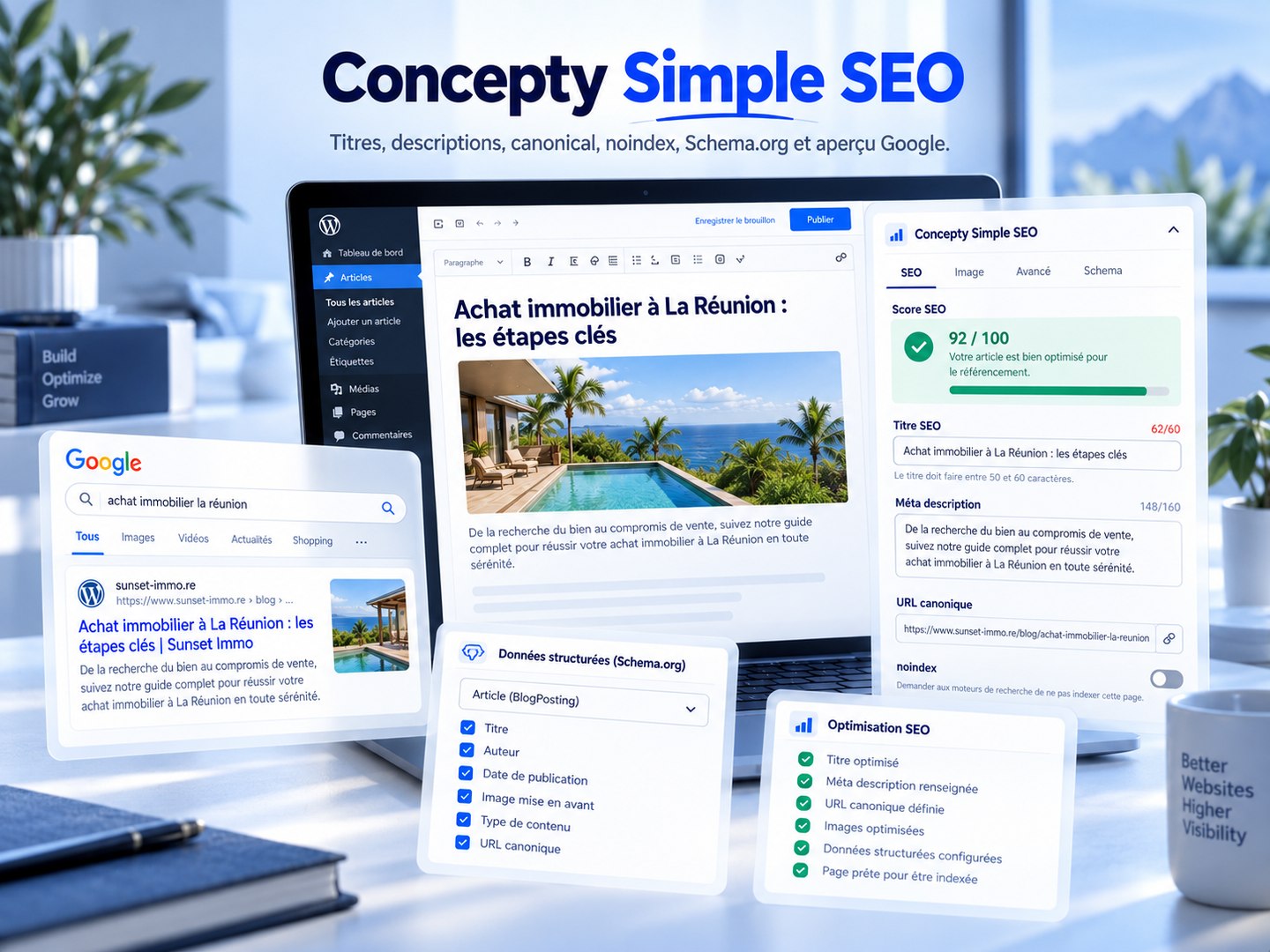 Concepty Simple SEO : présentation du plugin WordPress